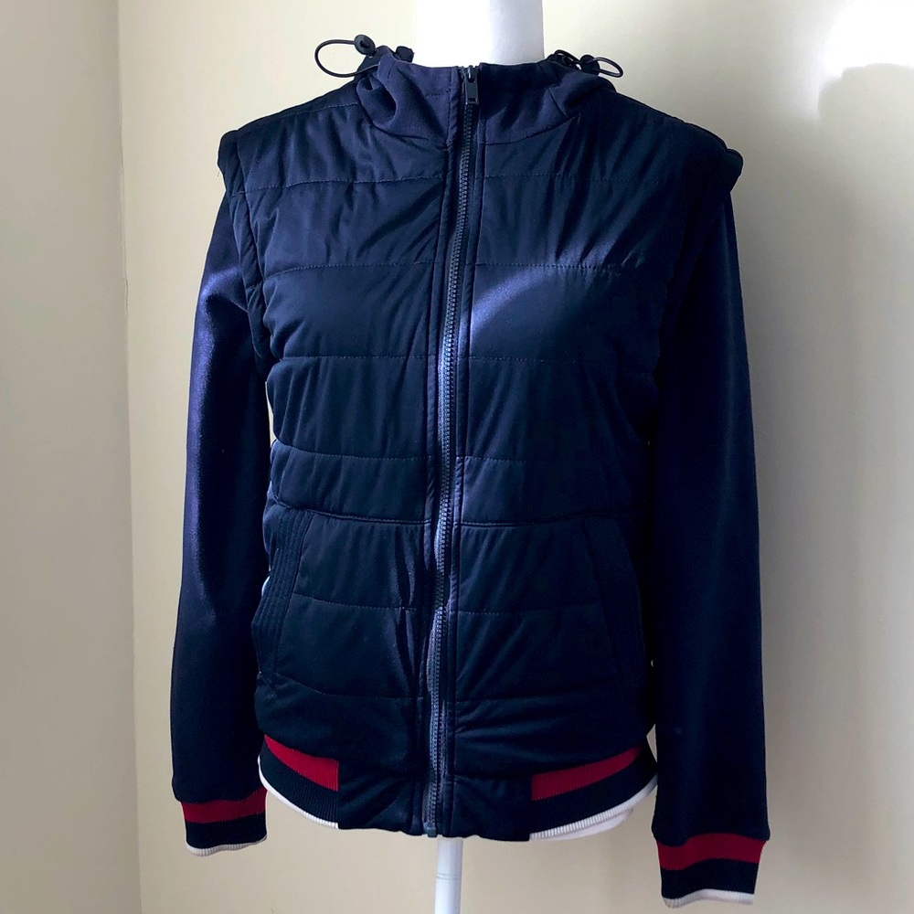 Zara Comfy and casual varsity jacket.